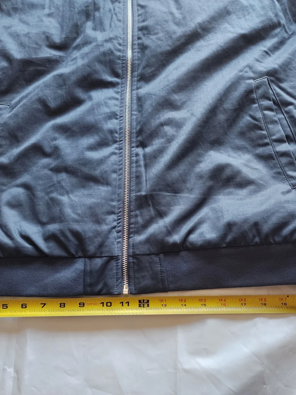 NFL SUPER BOWL LVI LOS ANGELES 2022 MEN'S QUILTED BOMBER JACKET GRAY SIZE XL